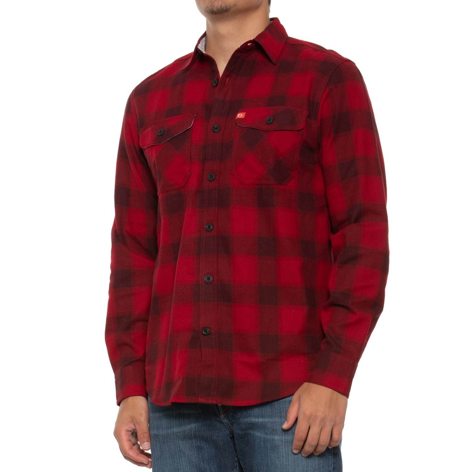 American Outdoorsman Flap Pocket CVC Flannel Shirt (For Men) - Save 63%