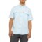 American Outdoorsman Guide Shirt - UPF 40, Short Sleeve in Crystal Blue