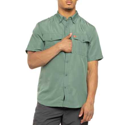 American Outdoorsman Guide Shirt - UPF 40, Short Sleeve in Duck Green