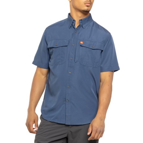 American Outdoorsman Guide Shirt - UPF 40, Short Sleeve in Sargasso Sea