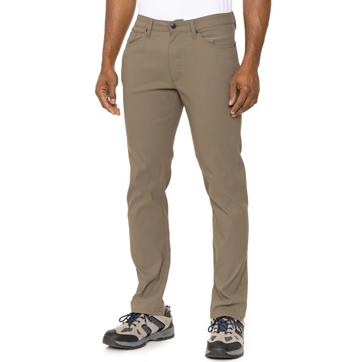 American Outdoorsman Hiking Convertible Pants for Men | Dark Toffee | Size 34/30 | Nylon