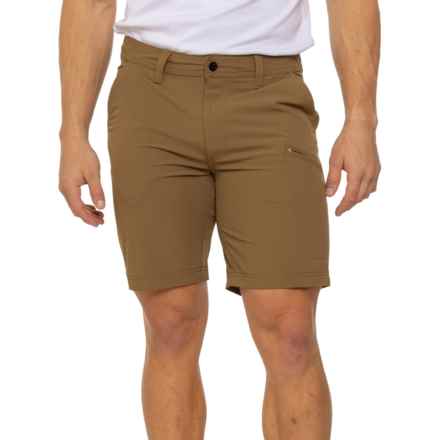 American Outdoorsman Nylon-Spandex Ripstop Shorts - UPF 50 in Kangaroo
