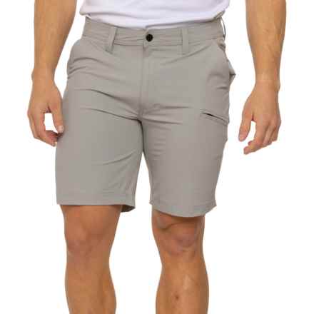 American Outdoorsman Nylon-Spandex Ripstop Shorts - UPF 50 in Limestone