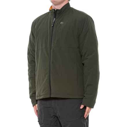 American Outdoorsman Ripstop Nylon Jacket - Insulated in Gr544 Rosin/Forest Green
