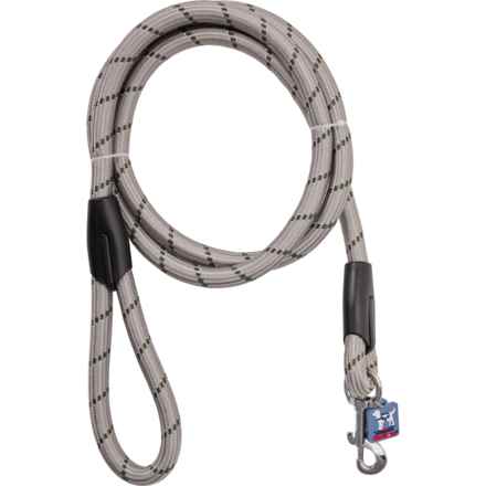 Americas Vet Dogs Reflective Rope Hiking Dog Leash - 70” in Gray