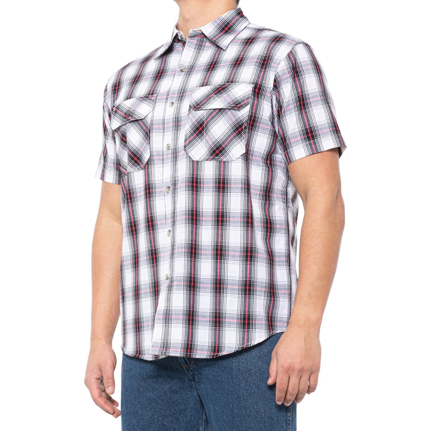 AmericaWare Funnel 2-Pocket Plaid Shirt (For Men) - Save 59%