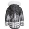 9500X_2 Amy Byer Printed Puffer Coat - Insulated, Attached Hood (For Big Girls)