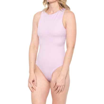 ANDIE The Corsica One-Piece Swimsuit in Soft Berry