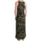 9142P_2 Andrea Jovine AJ  Tropical Floral Maxi Dress - Cotton, Sleeveless (For Women)