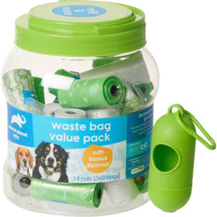 Animal Planet Waste Bag Tub Set - 24-Rolls in Multi B