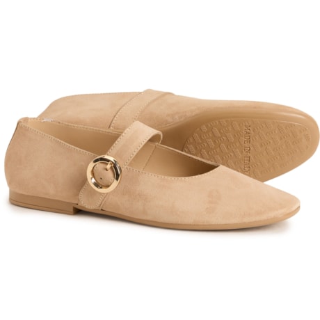 ANNA CAPRI Made in Italy Roamlee Mary Jane Flats - Suede (For Women)