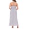353UF_2 Antibes Blanc Seersucker Stripe Linen Maxi Dress - Sleeveless (For Women)
