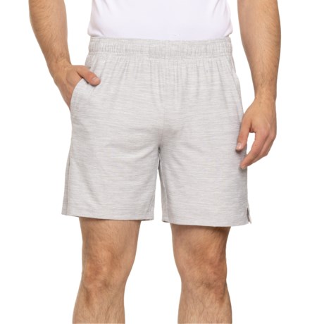 Apana Ponte Knit Shorts - 7” in Grey