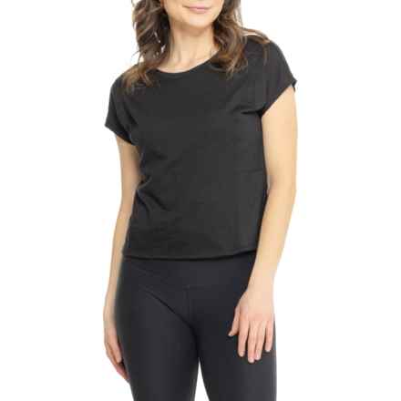 Apana Softy Boxy Shirt - Short Sleeve in Rich Black