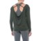 368MR_2 Apana Strappy Low-Back Shirt - Long Sleeve (For Women)