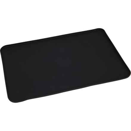 Apex Medium Silicone Pet Food Placemat - 22x15” in Black
