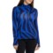 APRES Mock Neck Base Layer Top - Long Sleeve in Ocean Combo