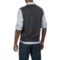 236JP_2 Aqua by Toscano V-Neck Sweater Vest (For Men)