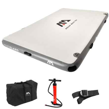 Aqua Marina Island Inflatable Air Platform with Hand Pump - 8’2” in Multi