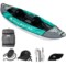 4HAHW_2 Aqua Marina Laxo-320 Inflatable Recreational Kayak Set - 10’6”, 2-Person