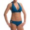 9013D_2 Aqua Soleil O-Ring Halter Bikini Top (For Women)