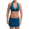 9013D_5 Aqua Soleil O-Ring Halter Bikini Top (For Women)