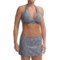 9013D_6 Aqua Soleil O-Ring Halter Bikini Top (For Women)