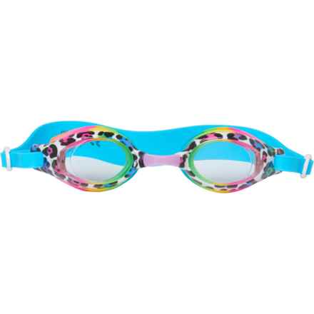Aqua2ude Cheetah Eyes Swim Goggles (For Boys and Girls) in Blue/Pink
