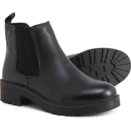 AquaDiva Alesse Chelsea Boots - Leather (For Women) in Black Leather