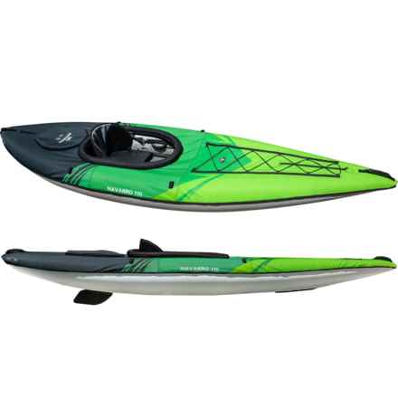 AquaGlide Navarro 110 Inflatable Sit-In Kayak - 11’ in Green