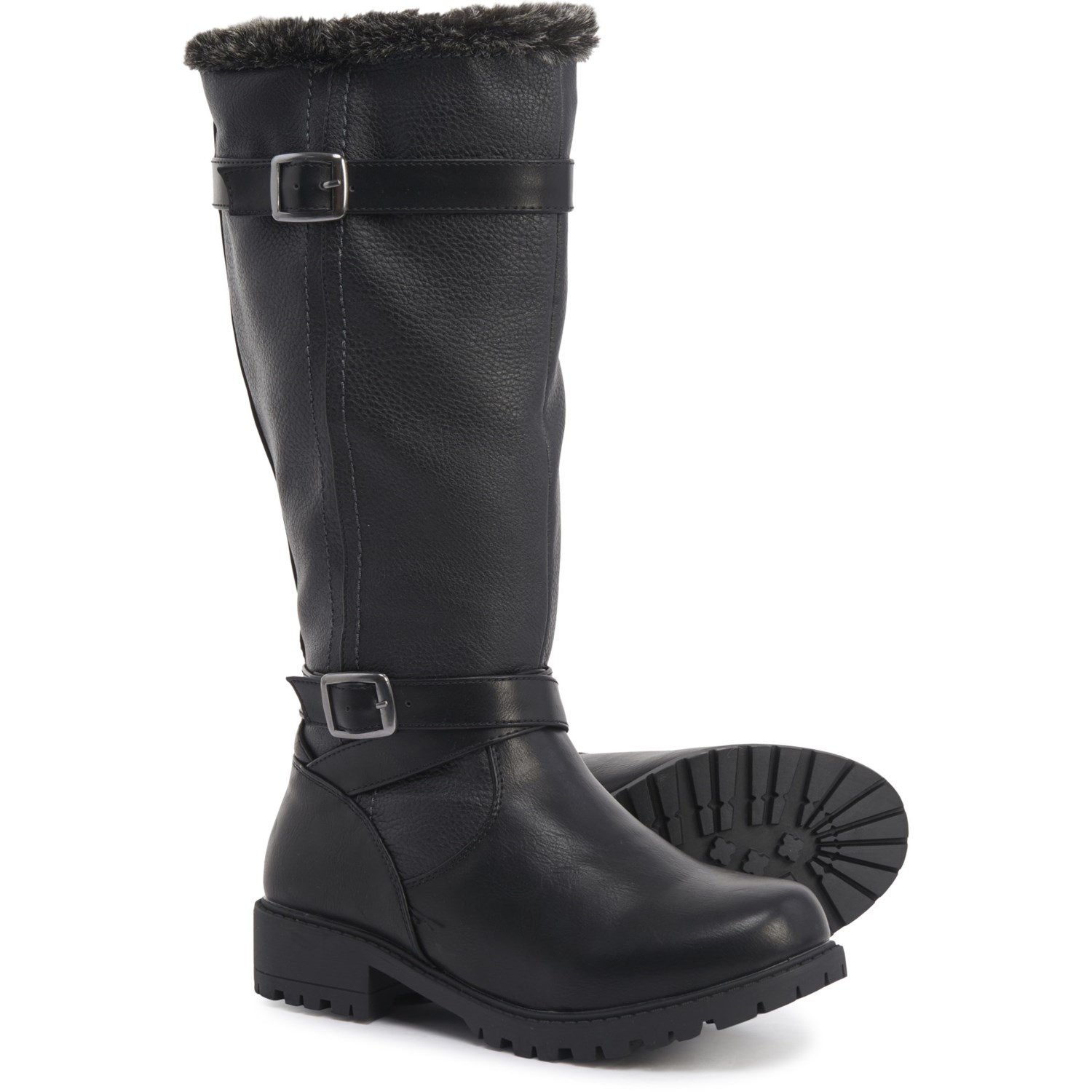 black knee high boots canada