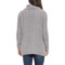 401NM_2 Aran Mor Made in Ireland Cowl Neck Pullover Sweater - Merino Wool (For Women)