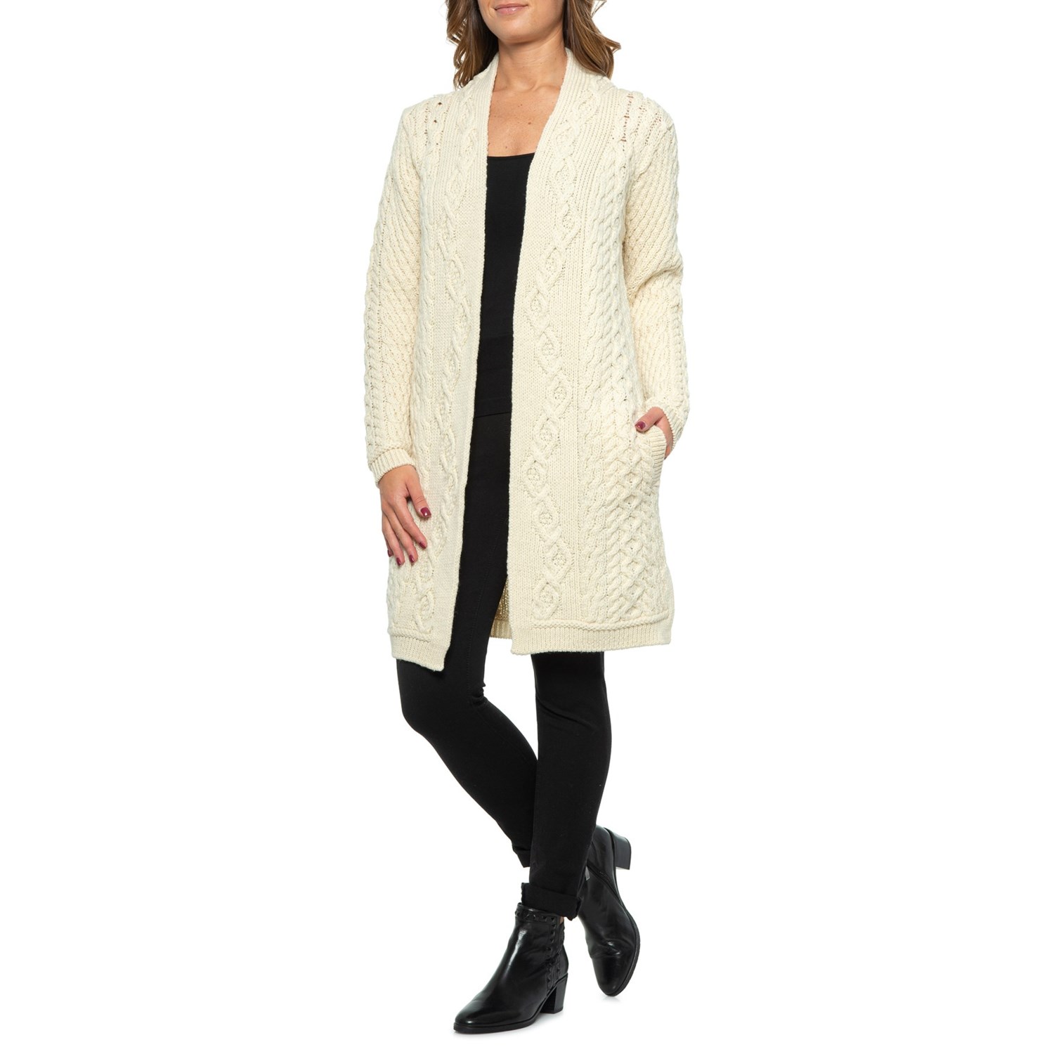 ivory cardigan sweater womens