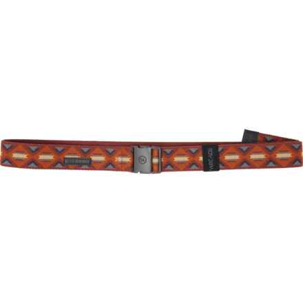 ARCADE Creosote Slim Belt in Vermilion