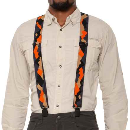 ARCADE Jessup Suspenders (For Men) in Navy/Lava/Peaks Camo
