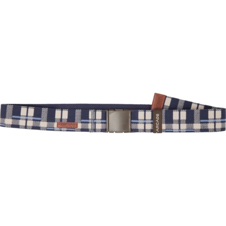 ARCADE Plaid Belt (For Men) in Navy/Oat