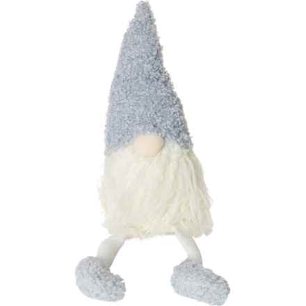 Arctic Holiday Fabric Gnome Shelf Sitter - 24” in White