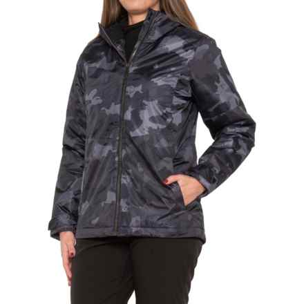 Arctic Quest Basic Hooded Snow Jacket - Insulated in Black Camo