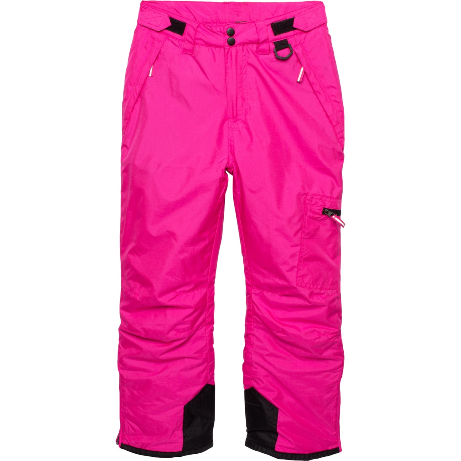 Arctic Quest Girls Bib Snow Pants & Ski Jacket Set - Water-Resistant Snowsuit For Winter