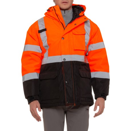 Arctic Quest Hi-Vis Utility Parka - Insulated - Save 63%