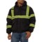 Arctic Quest High Visibility Bomber Jacket - Insulated in Rich Black