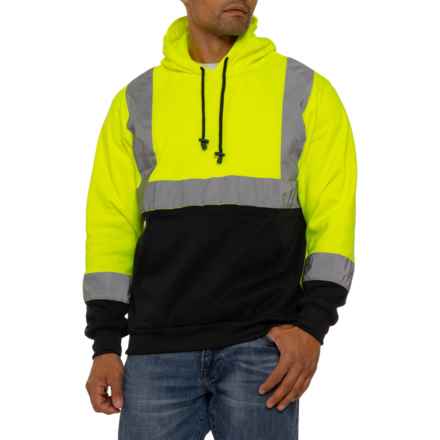 Arctic Quest High-Visibility Fleece Hoodie in Safety  Yellow