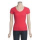 Arianne Pima Cotton Rib-Knit Shirt - Short Sleeve (For Women)