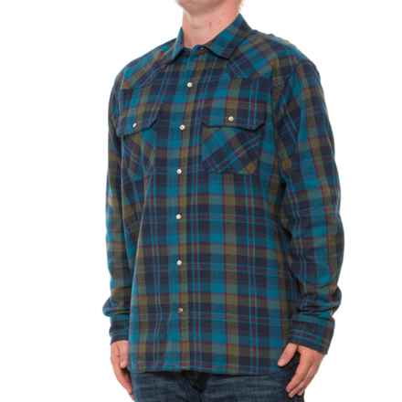 Ariat Halstead Retro Snap-Front Shirt - Long Sleeve in Sylvian Teal