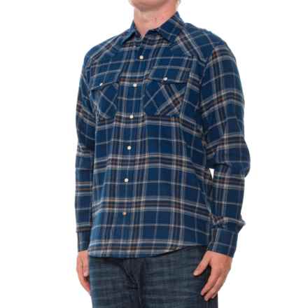 Ariat Holcombe Retro Snap-Front Shirt - Long Sleeve in Estate Blue