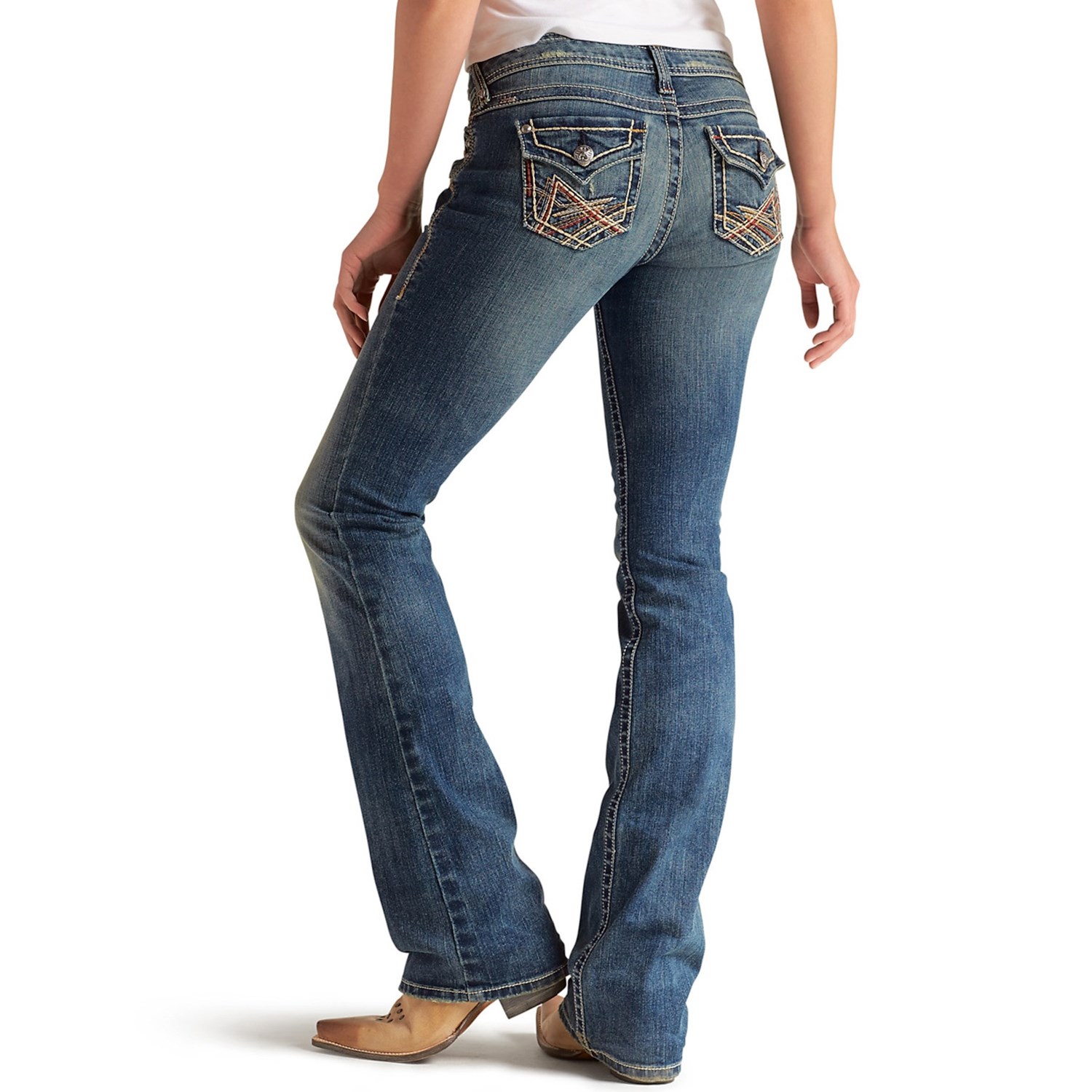 Ariat Ruby Wrap Around a Cloud Jeans (For Women) 8973P - Save 58%