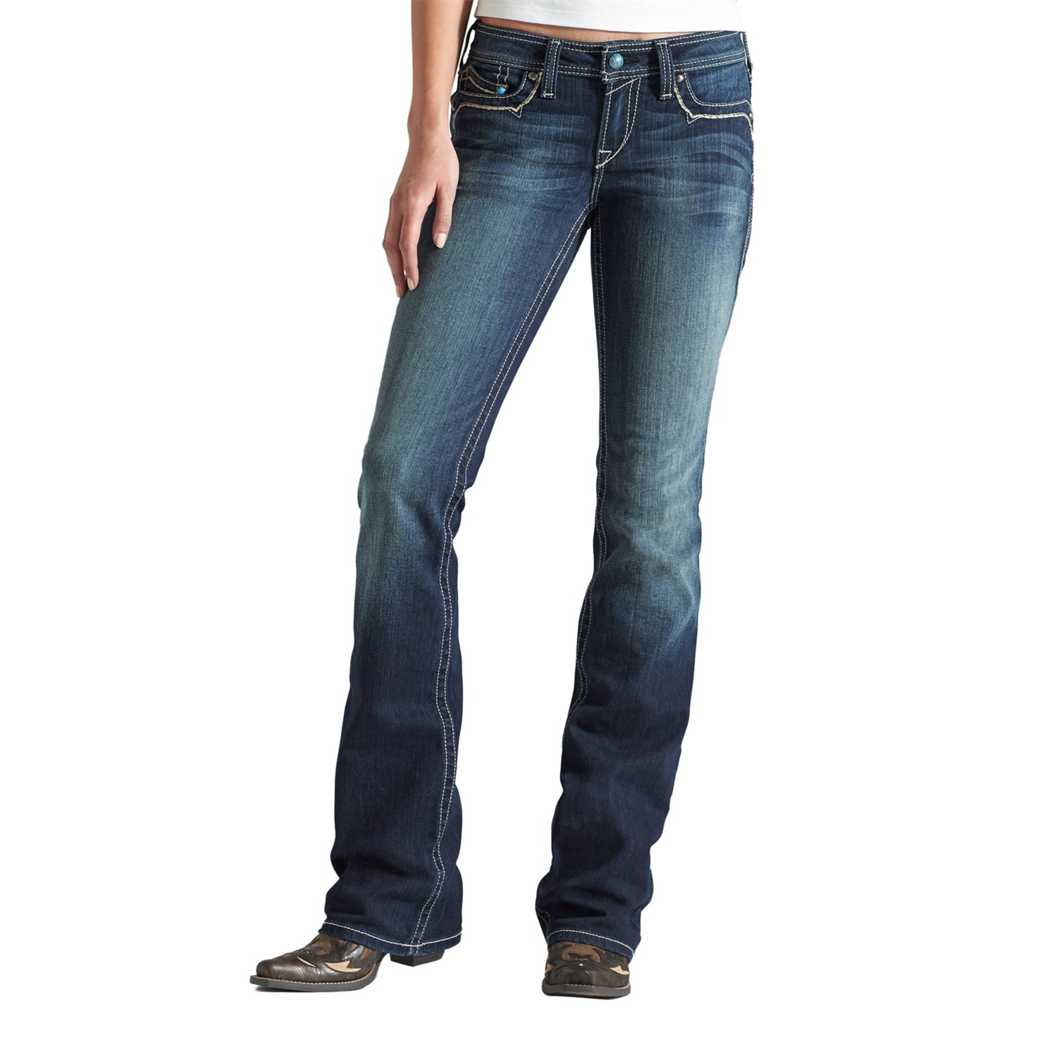 Ariat Turquoise Sunset Jeans (For Women) - Save 44%