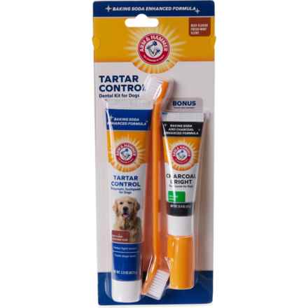Arm & Hammer Tartar Control Dental Kit For Dogs - 4-Piece in Multi