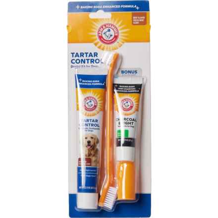 Arm & Hammer Tartar Control Dental Kit for Dogs - 4-Piece in Multi