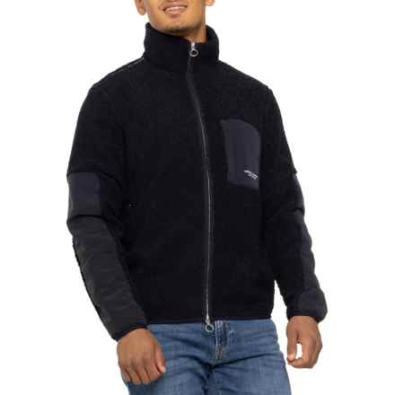 Armani Exchange Fleece Jacket in Deep Navy